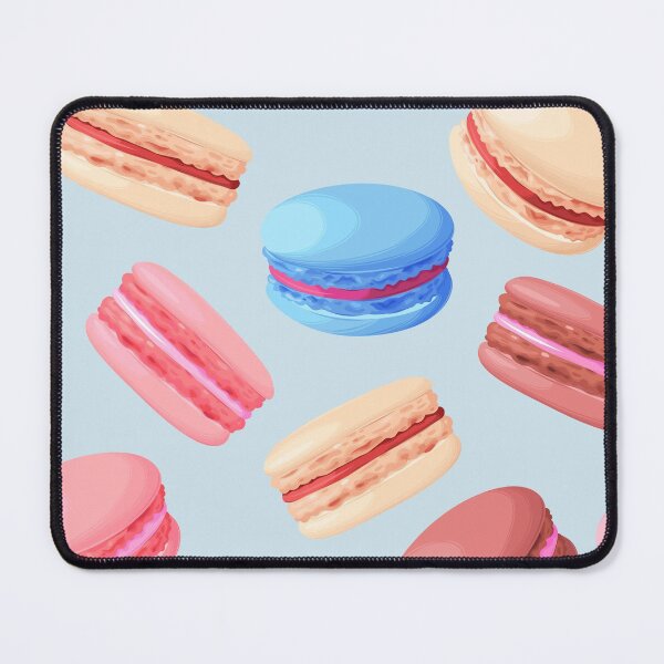 Item preview, Blue Watercolor Macaroons designed and sold by newburyboutique.