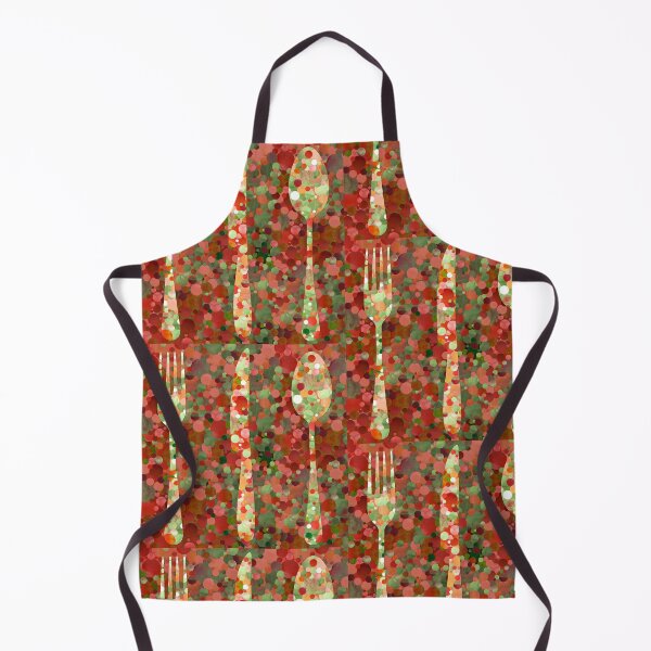 Item preview, Red And Green Silverware Set Art designed and sold by Sharon Cummings Art.
