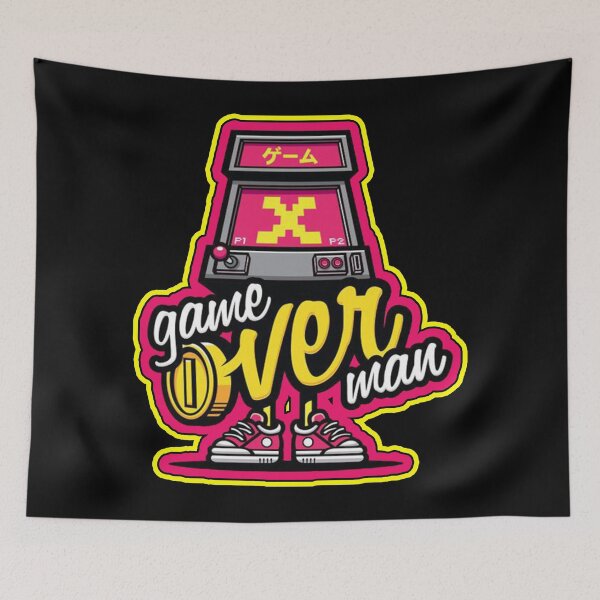 Item preview, Pink machine "Game over men" designed and sold by ILIASSART.