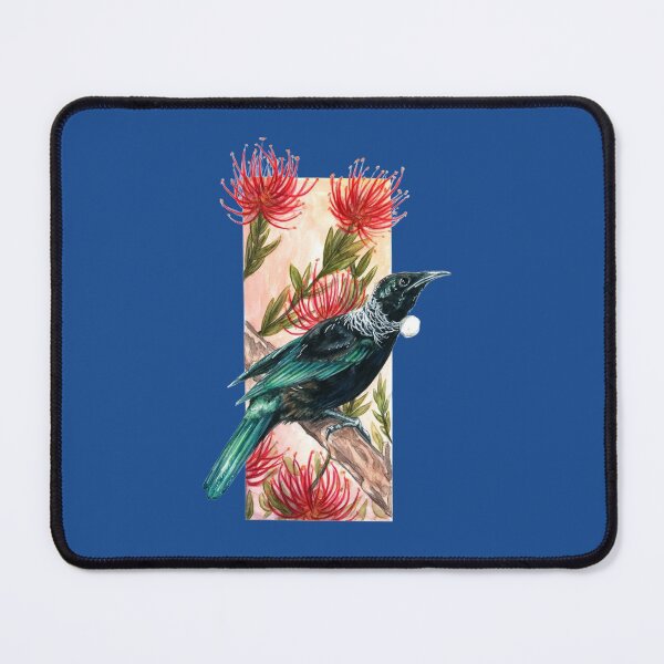 Item preview, New Zealand Tui in Pohutukawa designed and sold by Sam-Studio.