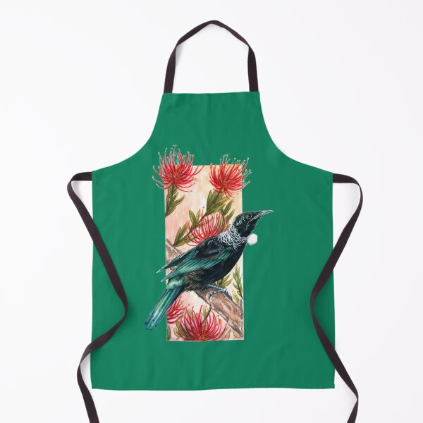 Item preview, New Zealand Tui in Pohutukawa   designed and sold by Sam-Studio.