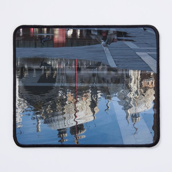 Item preview, Reflecting on Domes, Birds and Puddles - Acqua Alta in Venice, Italy designed and sold by Georgia Mizuleva.