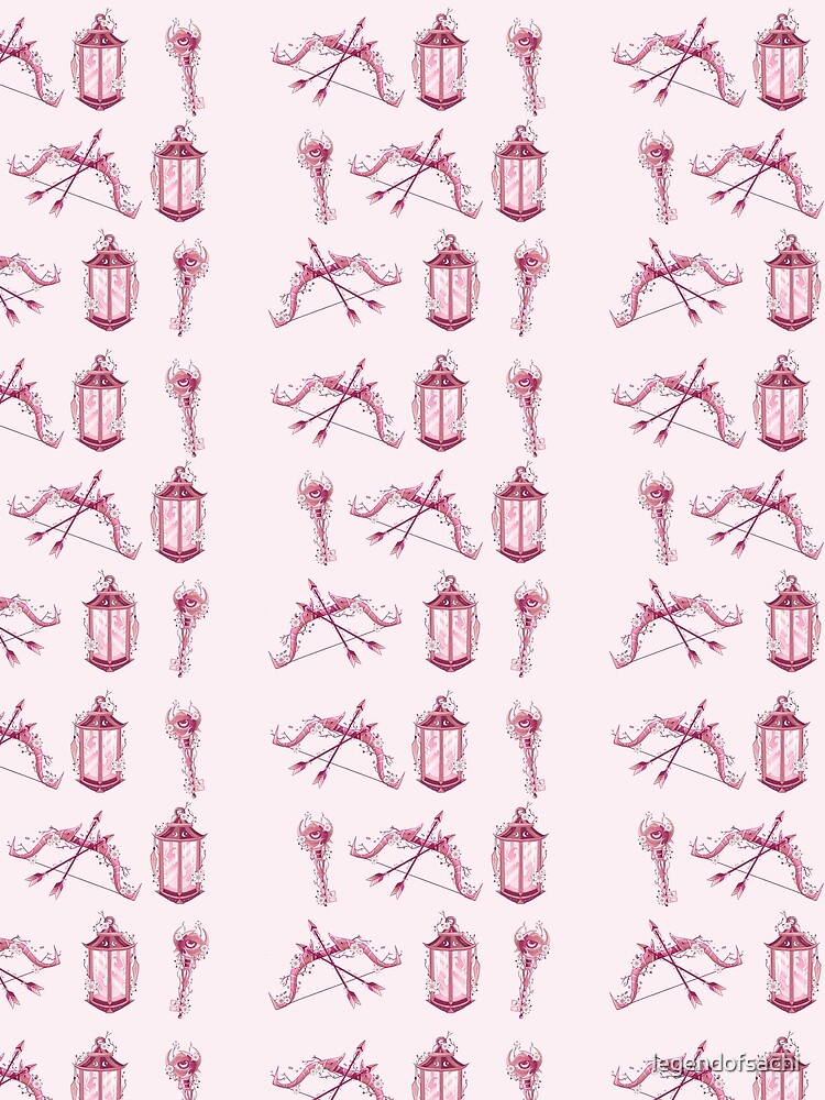 Thumbnail 3 of 3, Scarf, Pastel Wanderer designed and sold by legendofsachi.