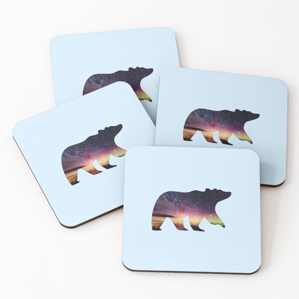 Item preview, Starry Night Bear Silhouette  designed and sold by LukjanovArt.