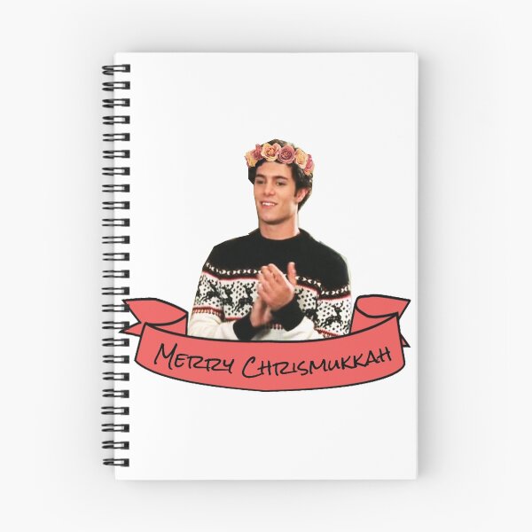 Aperçu de l'œuvre joyeux chrismukkah seth cohen fleur couronne créée et vendue par lunalovebad.