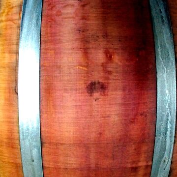 Artwork thumbnail, Close-Up of Wine Barrel – Rustic Vineyard Photography by Avril Thomas at Magpie Springs by MagpieSprings