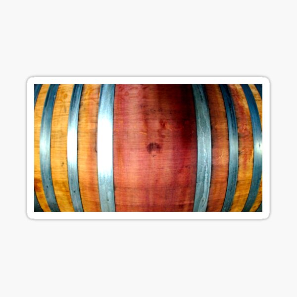 Item preview, Close-Up of Wine Barrel – Rustic Vineyard Photography by Avril Thomas at Magpie Springs designed and sold by MagpieSprings.