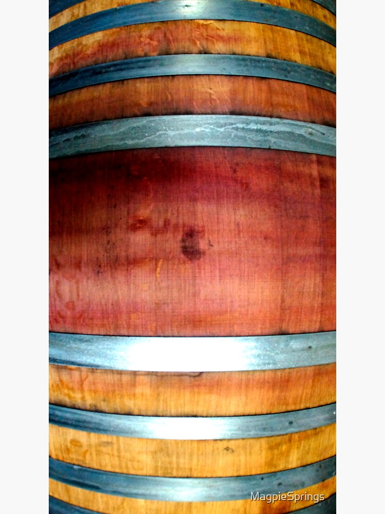 Thumbnail 3 of 3, Sticker, Wine Barrel 2 by Adelaide Artist Avril Thomas at Magpie Springs designed and sold by MagpieSprings.