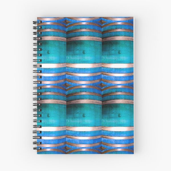 Item preview, Blue and Silver Barrel by Adelaide Artist Avril Thomas at Magpie Springs designed and sold by MagpieSprings.