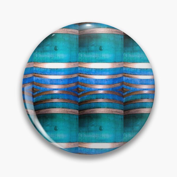 Item preview, Blue and Silver Barrel by Adelaide Artist Avril Thomas at Magpie Springs designed and sold by MagpieSprings.