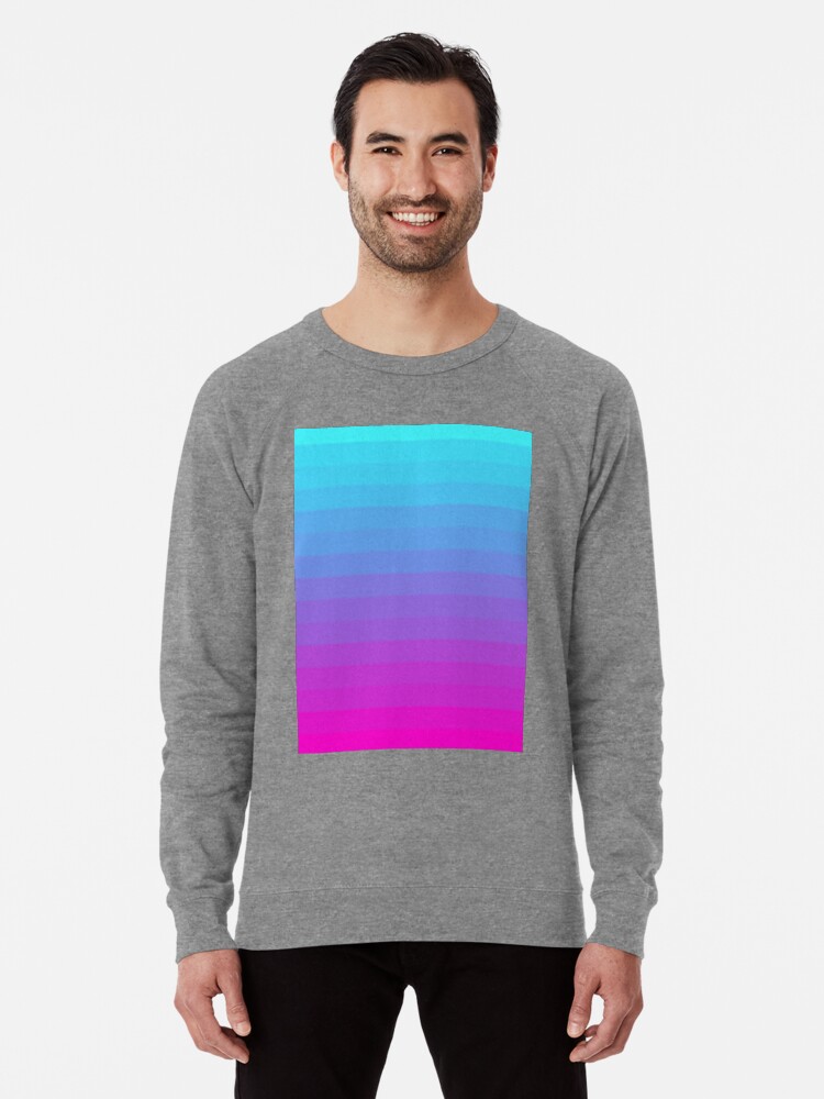 cyan sweatshirt