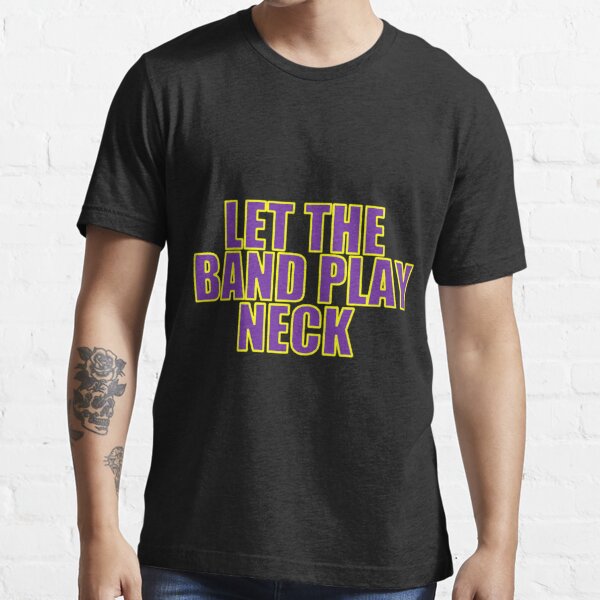 LSU Men's Shirt - LSU football - sttdb - band play neck