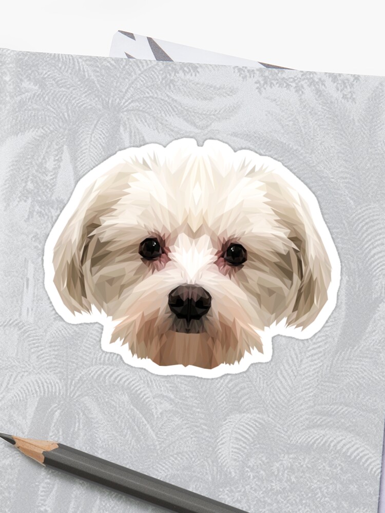 Maltese Dog Sticker