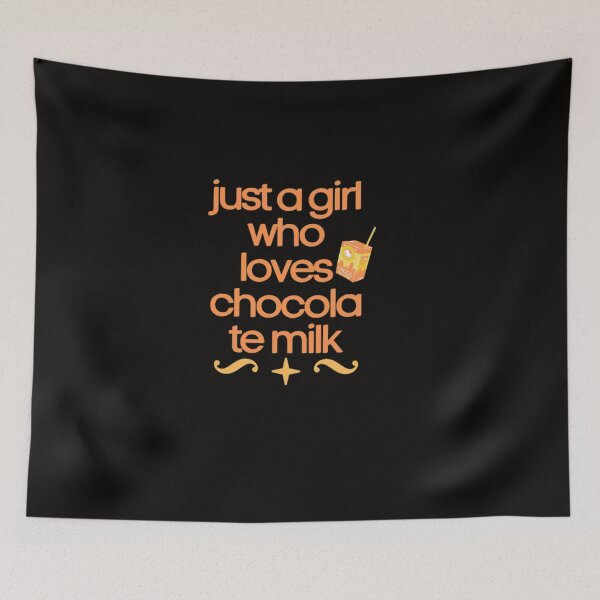 Item preview, just a girl who loves chocolate milk designed and sold by ami28.