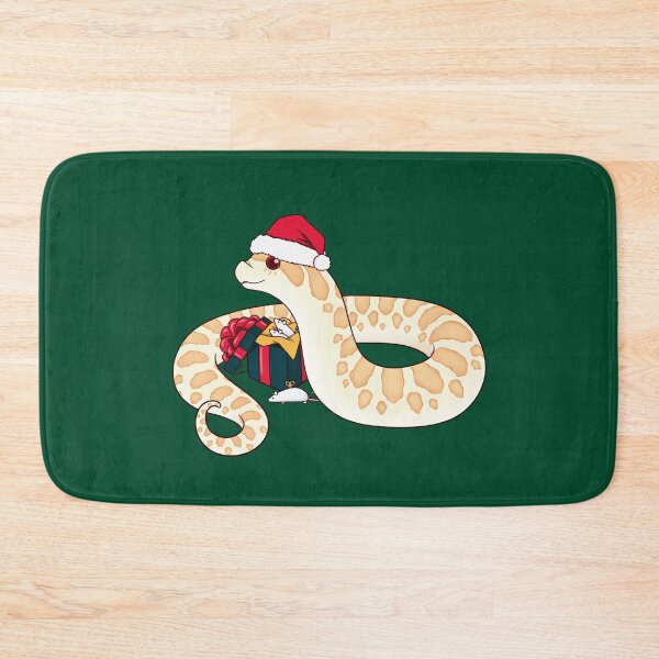 Item preview, Albino Western Hognose Snake Christmas Edition designed and sold by anacecilia.