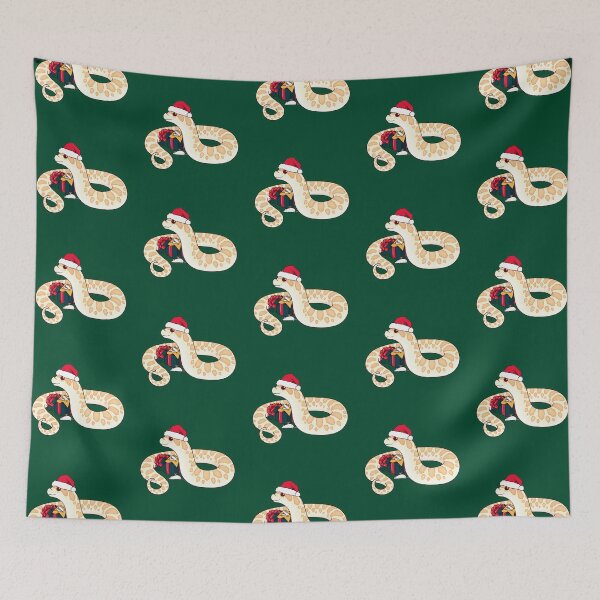 Item preview, Albino Western Hognose Snake Christmas Edition designed and sold by anacecilia.