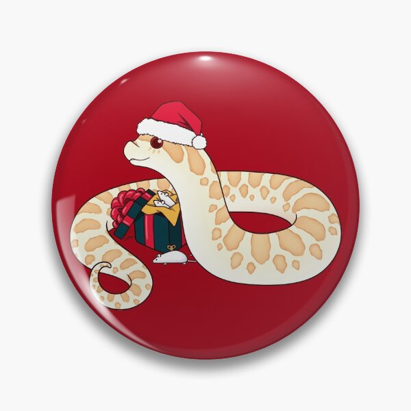 Item preview, Albino Western Hognose Snake Christmas Edition II designed and sold by anacecilia.
