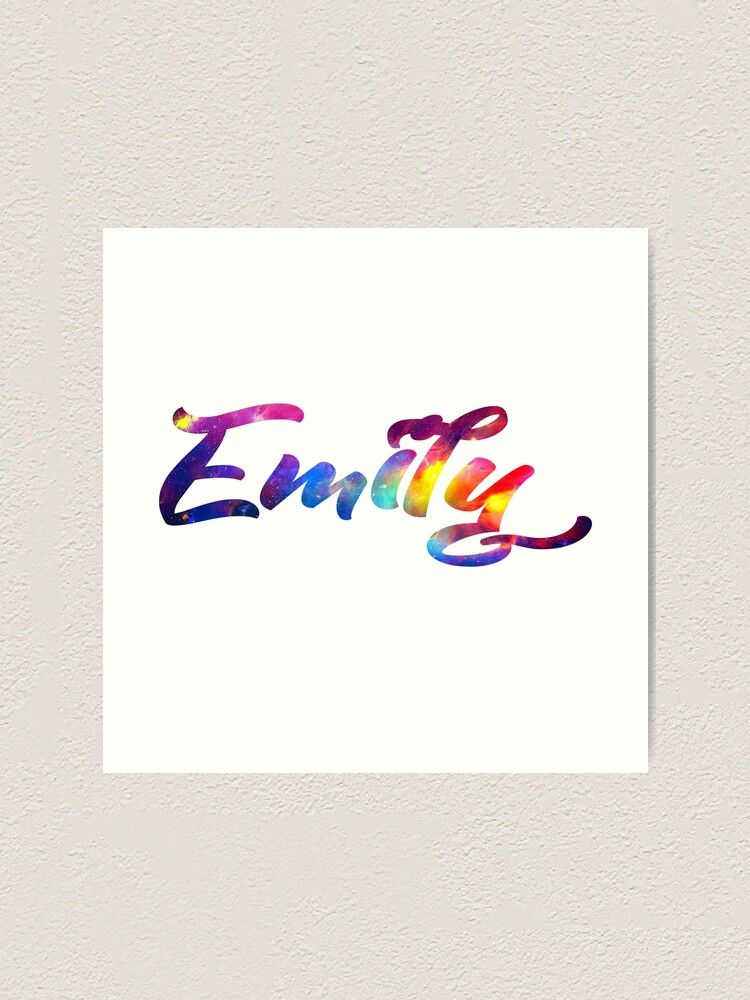 "Emily - Aesthetic Name Art Style" Art Print for Sale by DitaNadiaStore