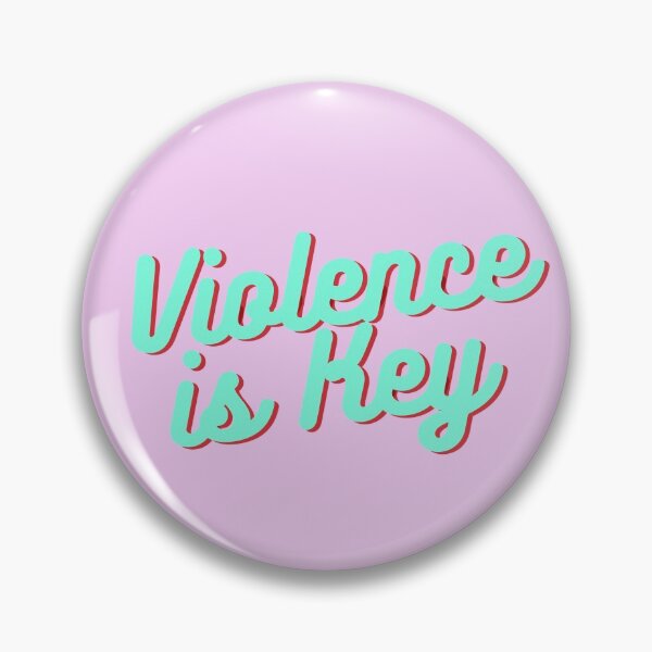 Item preview, Violence is Key (Blue) designed and sold by oldbagofbones.