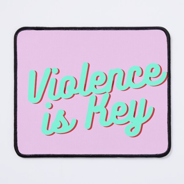 Item preview, Violence is Key (Blue) designed and sold by oldbagofbones.
