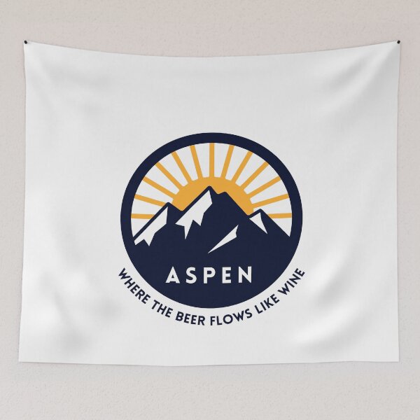 Item preview, Aspen - where the beer flows like wine - Dumb & Dumber designed and sold by Primotees.