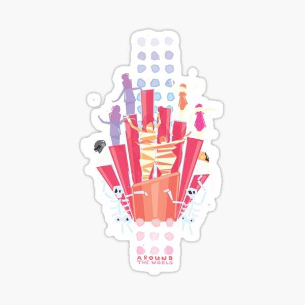 Around the World Sticker