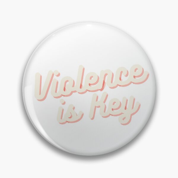 Item preview, Violence is Key (Pink) designed and sold by oldbagofbones.