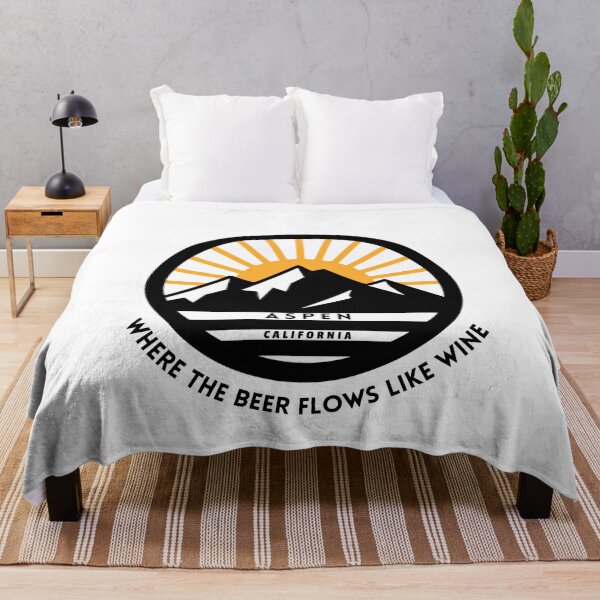 Item preview, Aspen, California - where the beer flows like wine - Dumb & Dumber designed and sold by Primotees.