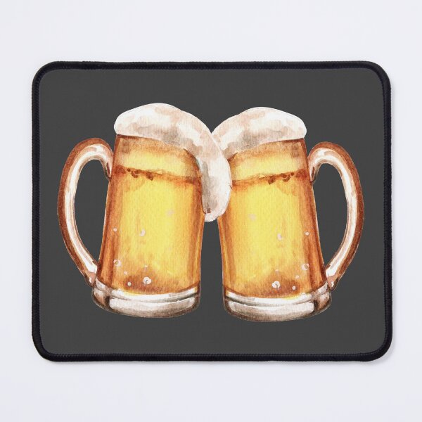 Item preview, Two Mugs of Beer designed and sold by Alicia Chee.