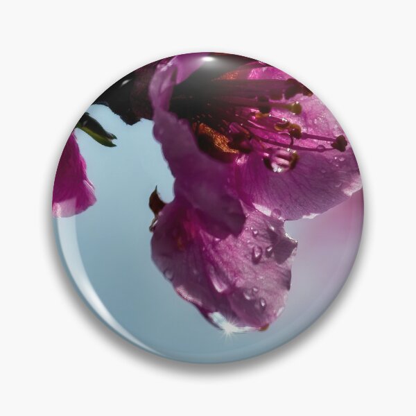 Item preview, Peach Flower Raindrop Captures the Sun designed and sold by Thymely.