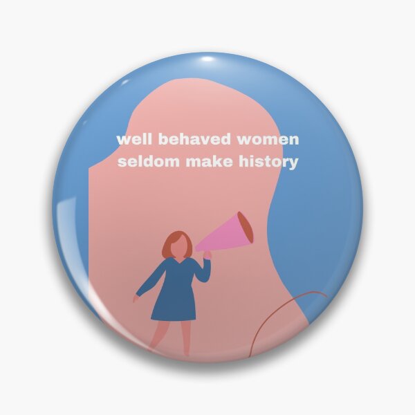 Item preview, announcer girl - well behaved women seldom make history designed and sold by SidneyLondon.