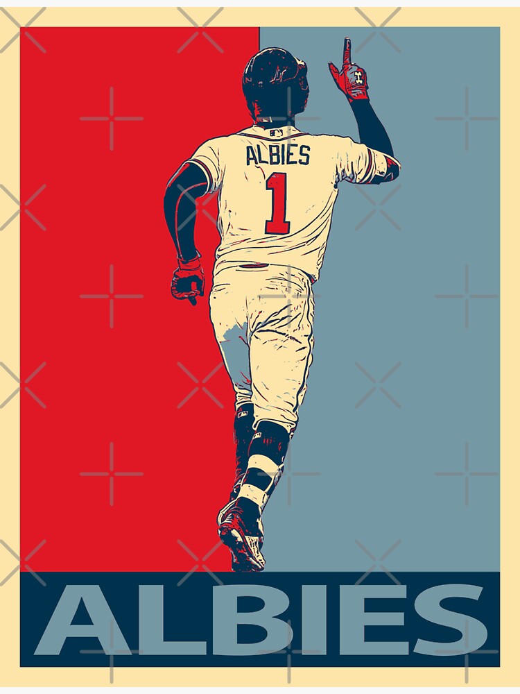 Ozzie Albies Jersey Magnet for Sale by cbaunoch