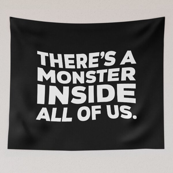 Item preview, monster inside (white) designed and sold by didijuca.