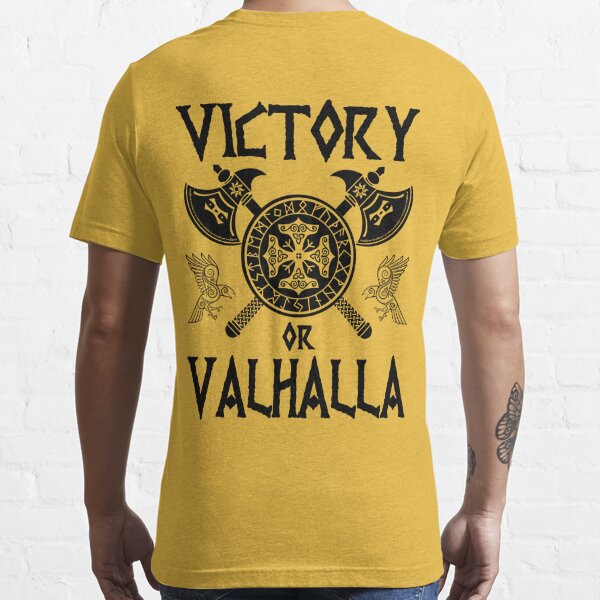 Vikings of Valhalla US Golden Viking Shirt Black / XL