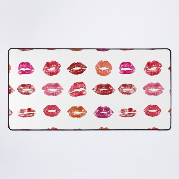 Item preview, Pink Lipstick Kisses Print designed and sold by newburyboutique.