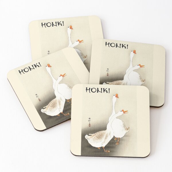 Item preview, Two geese (1900-1930) by Ohara Koson (1877-1945). designed and sold by theartsycamper.