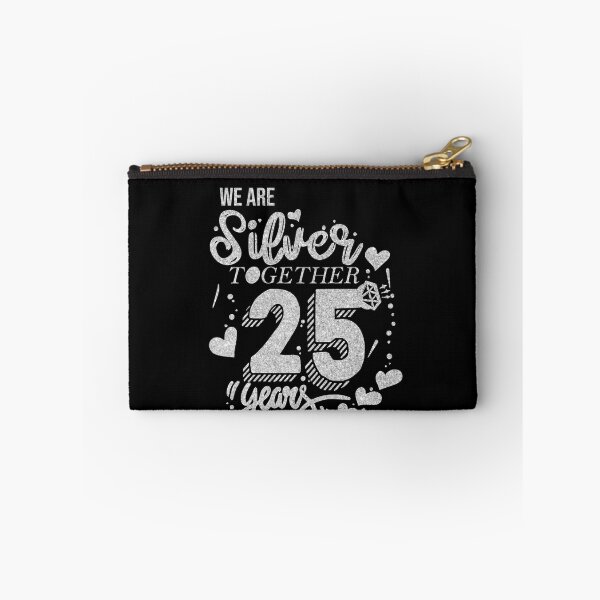 Artikelvorschau, We Are Silver Together 25 Years Silver Wedding Anniversary entworfen und verkauft von teeteeup.