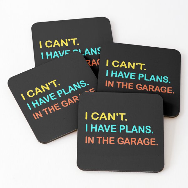 Item preview, I Can't I Have Plans In The Garage Funny Garage Car Mechanics Racers Gift designed and sold by Wadia Hamda.