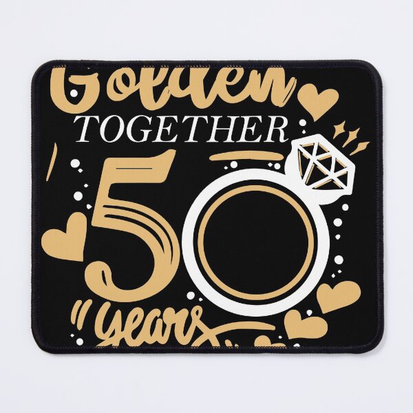Item preview, We Are Golden Together 50 years Golden Wedding Anniversary designed and sold by teeteeup.