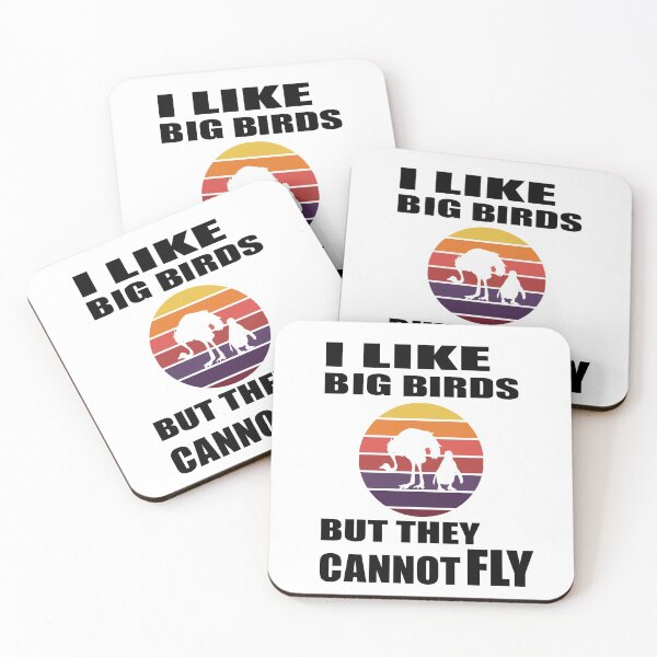 Item preview, I like big birds but they cannot fly. Emus and ostriches that are grounded designed and sold by TJHstudio.