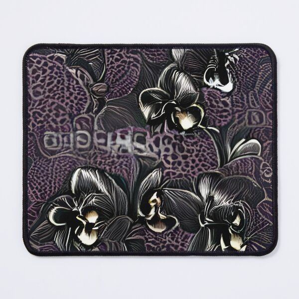 Item preview, Black Orchid Purple Pattern designed and sold by Melissa Park.