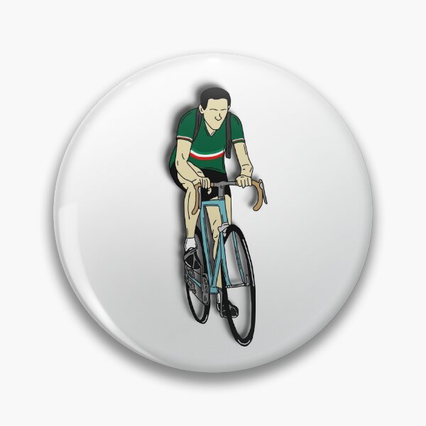 Item preview, Cycling Legends: Fausto Coppi (Maglia tricolore) designed and sold by @p3p3ncil.