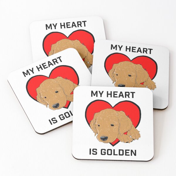 Item preview, My Heart Is Golden | Golden Retriever Puppy designed and sold by MeetLightning.