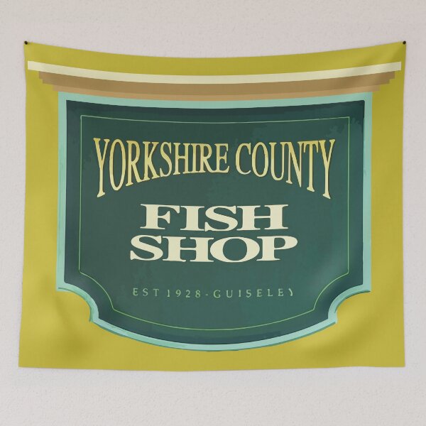 Item preview, Yorkshire County Fish Shop designed and sold by D24designs.