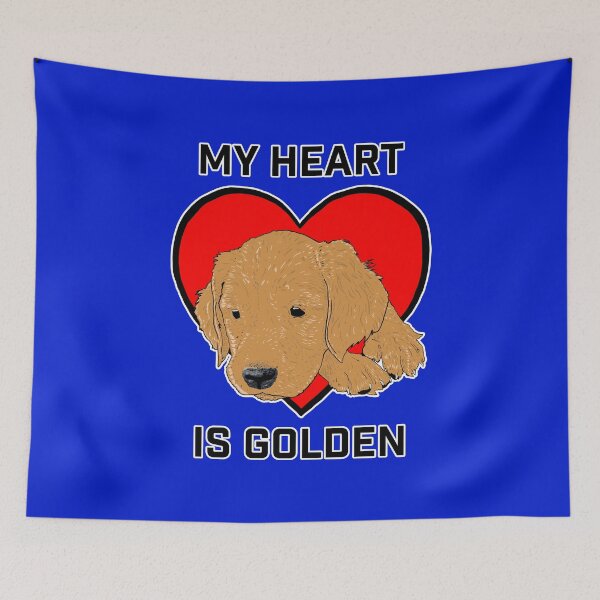 Item preview, My Heart Is Golden | Golden Retriever Puppy designed and sold by MeetLightning.