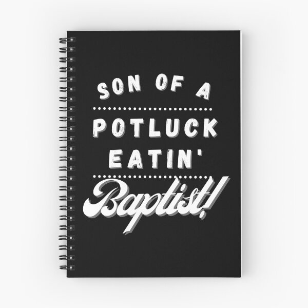 Item preview, "Son of a Potluck Eatin' Baptist" funny Christian design designed and sold by tdunham736.
