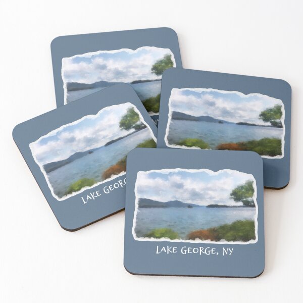 Item preview, Lake George New York White Logo  designed and sold by DNiceGirl.