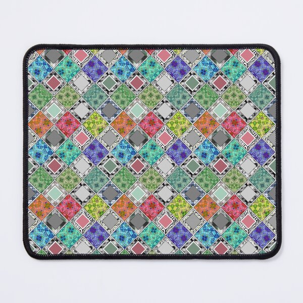 Aperçu de l'œuvre Patchwork patchwork rustique multicolore créée et vendue par fuzzyfox.
