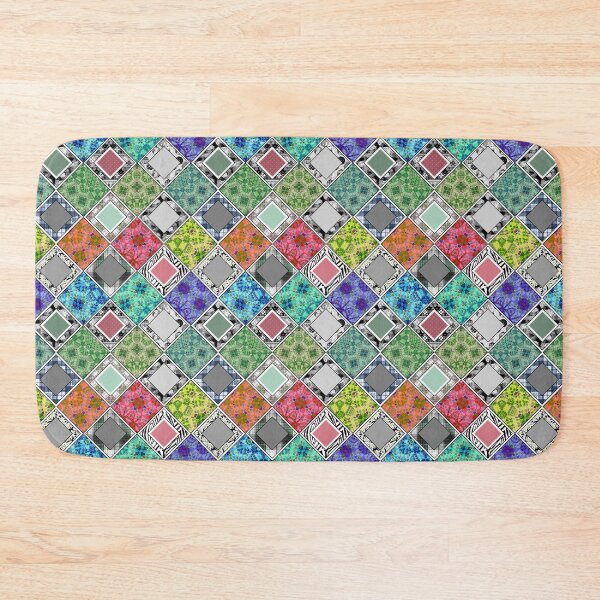 Item preview, Multicolored  rustic  patchwork  patchwork  designed and sold by fuzzyfox.