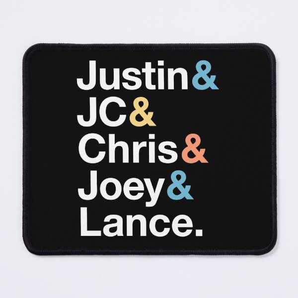 Item preview, NSYNC Names & Ampersand Style designed and sold by opalime.